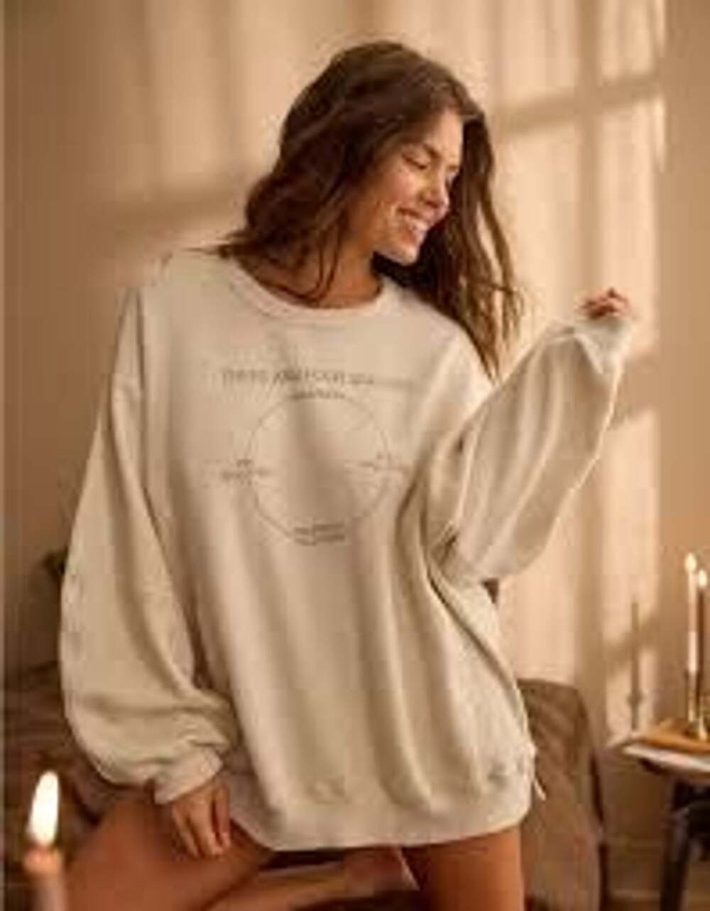 Aerie There Are Four Seasons Halloween Graphic Sweatshirt